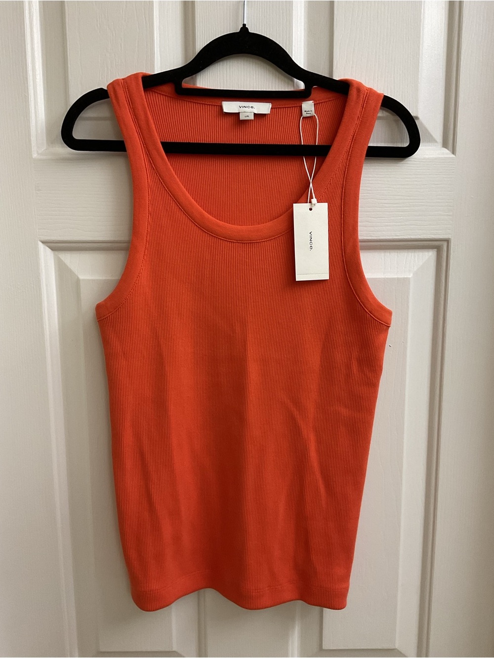 VINCE  Ribbed Tank Top NWT